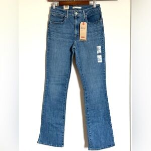 NWT Levi’s 725 High-Rise Bootcut Jeans Medium Wash Size 10 Long 30x34